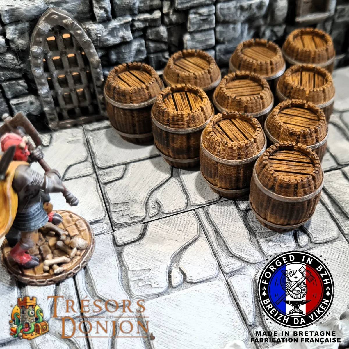 Lot de 10 Barils de Taverne – Image 3