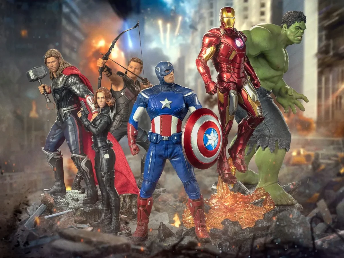 Marvel: Avengers Infinity Saga – Captain America Battle of NY 1:10 Scale Statue – IRON STUDIOS – Image 8