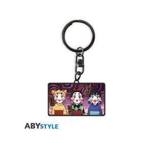 DEMON SLAYER porte-clefs métal SUMIKO, ZENKO, INOKO
