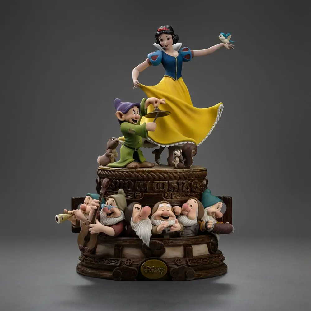 Blanche-Neige et les Sept Nains statuette 1/10 Art Scale Snow White and Dopey Deluxe Edition – IRON STUDIOS – Image 2