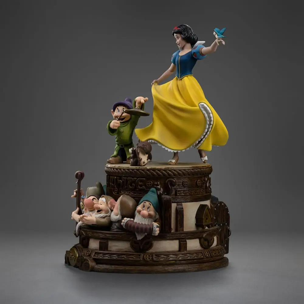 Blanche-Neige et les Sept Nains statuette 1/10 Art Scale Snow White and Dopey Deluxe Edition – IRON STUDIOS – Image 3
