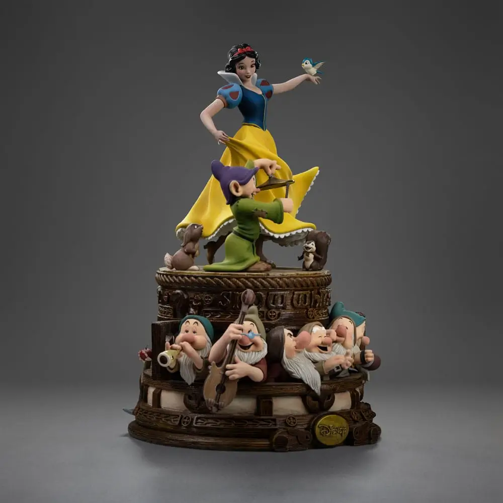 Blanche-Neige et les Sept Nains statuette 1/10 Art Scale Snow White and Dopey Deluxe Edition – IRON STUDIOS – Image 5
