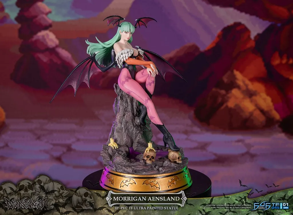 darkstalkers: Morrigan Aenslan PVC Statue – FIRST 4 FIGURES – Image 5