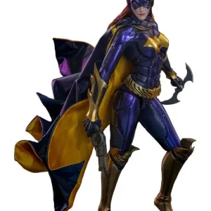 Batman Arkham Knight figurine Videogame Masterpiece 1/6 Batgirl (Purple and Gold Version) Exclusive – HOT TOYS