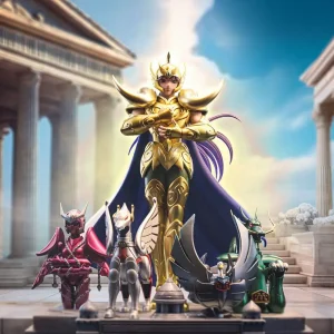 Saint Seiya statuette 1/10 Art Scale Aries Mu Deluxe – IRON STUDIOS
