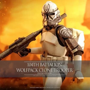 Star Wars The Clone Wars figurine 1/6 104th Battalion Wolfpack Clone Trooper Deluxe Version