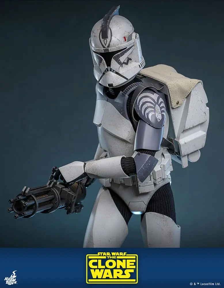 Star Wars The Clone Wars figurine 1/6 104th Battalion Wolfpack Clone Trooper Deluxe Version – Image 4