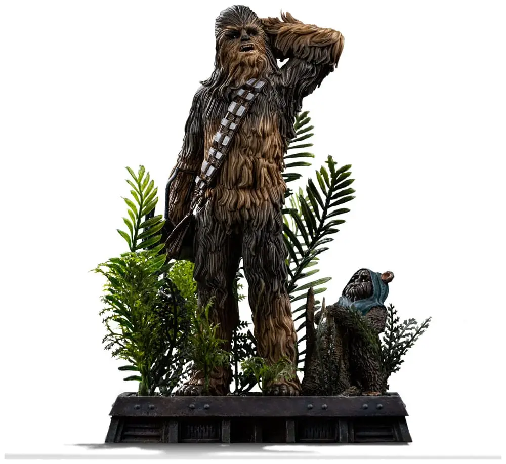 Star Wars Episode VI Art Scale Statue 1/10 Chewbacca and Tokkat – IRON STUDIOS – Image 3