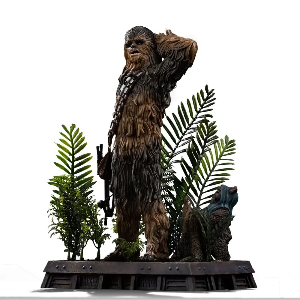 Star Wars Episode VI Art Scale Statue 1/10 Chewbacca and Tokkat – IRON STUDIOS – Image 4