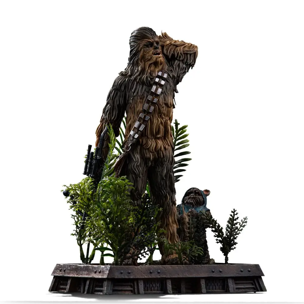 Star Wars Episode VI Art Scale Statue 1/10 Chewbacca and Tokkat – IRON STUDIOS – Image 5