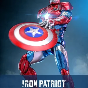 Marvel figurine Comic Masterpiece Diecast 1/6 Iron Patriot Hot Toys Exclusive – HOT TOYS