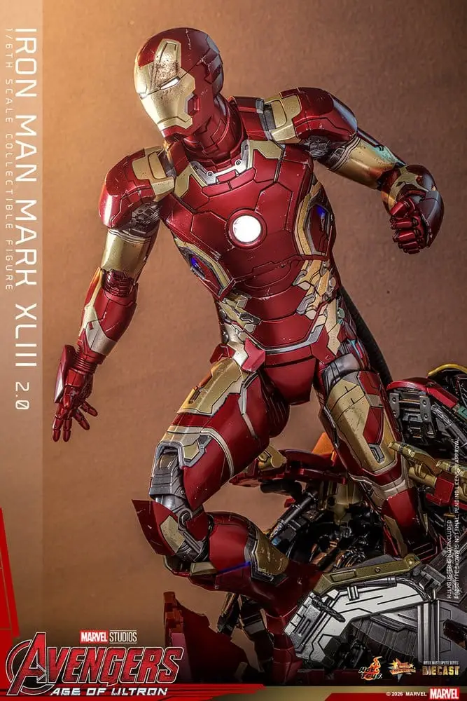 Avengers : L’Ère d’Ultron figurine Movie Masterpiece Diecast 1/6 Iron Man Mark XLIII (2.0) – HOT TOYS – Image 5