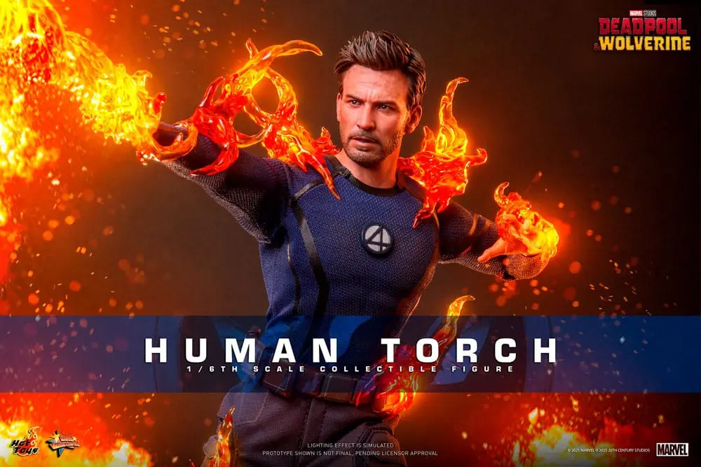 Deadpool & Wolverine Movie Masterpiece figurine 1/6 Human Torch – HOT TOYS