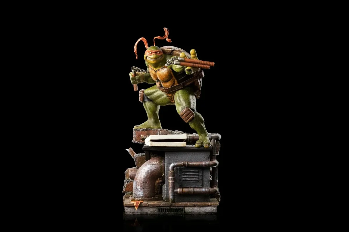 Teenage Mutant Ninja Turtles – Michelangelo 1:10 Scale Statue – IRON STUDIOS – Image 3