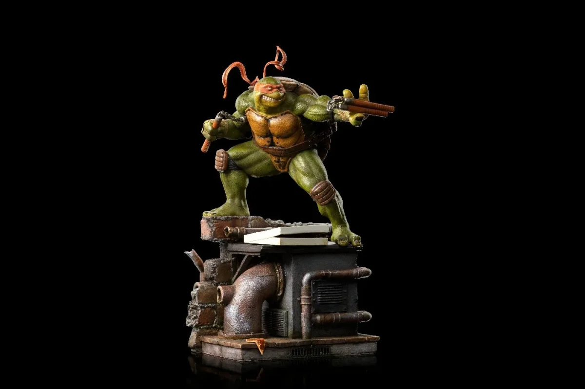 Teenage Mutant Ninja Turtles – Michelangelo 1:10 Scale Statue – IRON STUDIOS – Image 4