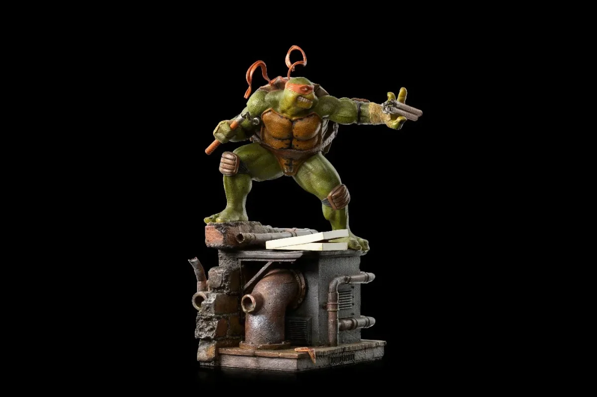 Teenage Mutant Ninja Turtles – Michelangelo 1:10 Scale Statue – IRON STUDIOS – Image 5