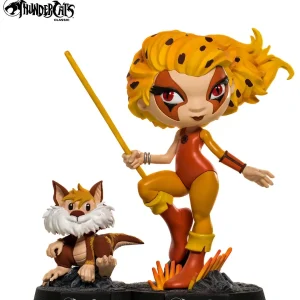 Thundercats: Minico – Cheetara and Snarf PVC Statue – IRON STUDIOS