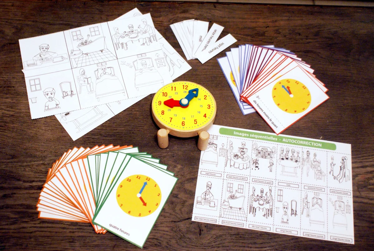 Horloge analogique Montessori – Image 3