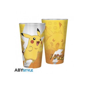 POKEMON verre XXL 400ml effet métal PIKACHU