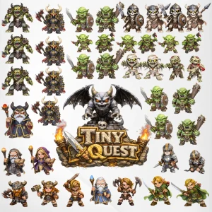 Pack Ultime 42 Figurines TinyQuest