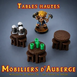 Table Haute d’Auberge (Modèles A, B & C)