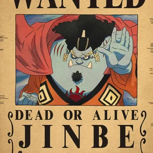 Affiche One Piece Wanted - Jinbei