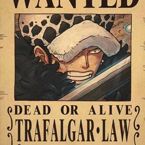 Affiche One Piece Wanted - Trafalgar Law