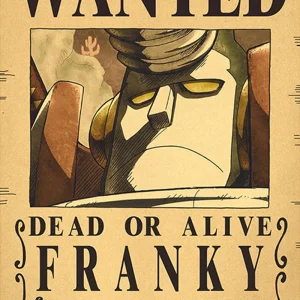 Affiche One Piece Wanted - Franky