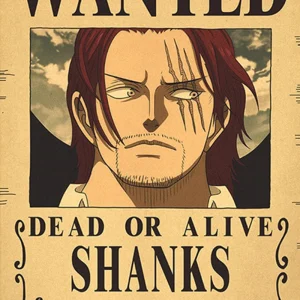 Affiche One Piece Wanted - Shanks