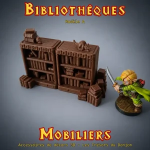 Bibliothèque A – double module ouverte