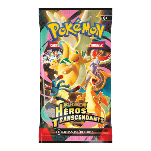 Pokémon – Coffret Méga-Évolution Héros Transcendants Collection avec pin’s Deluxe Premiers Partenaires – Image 3