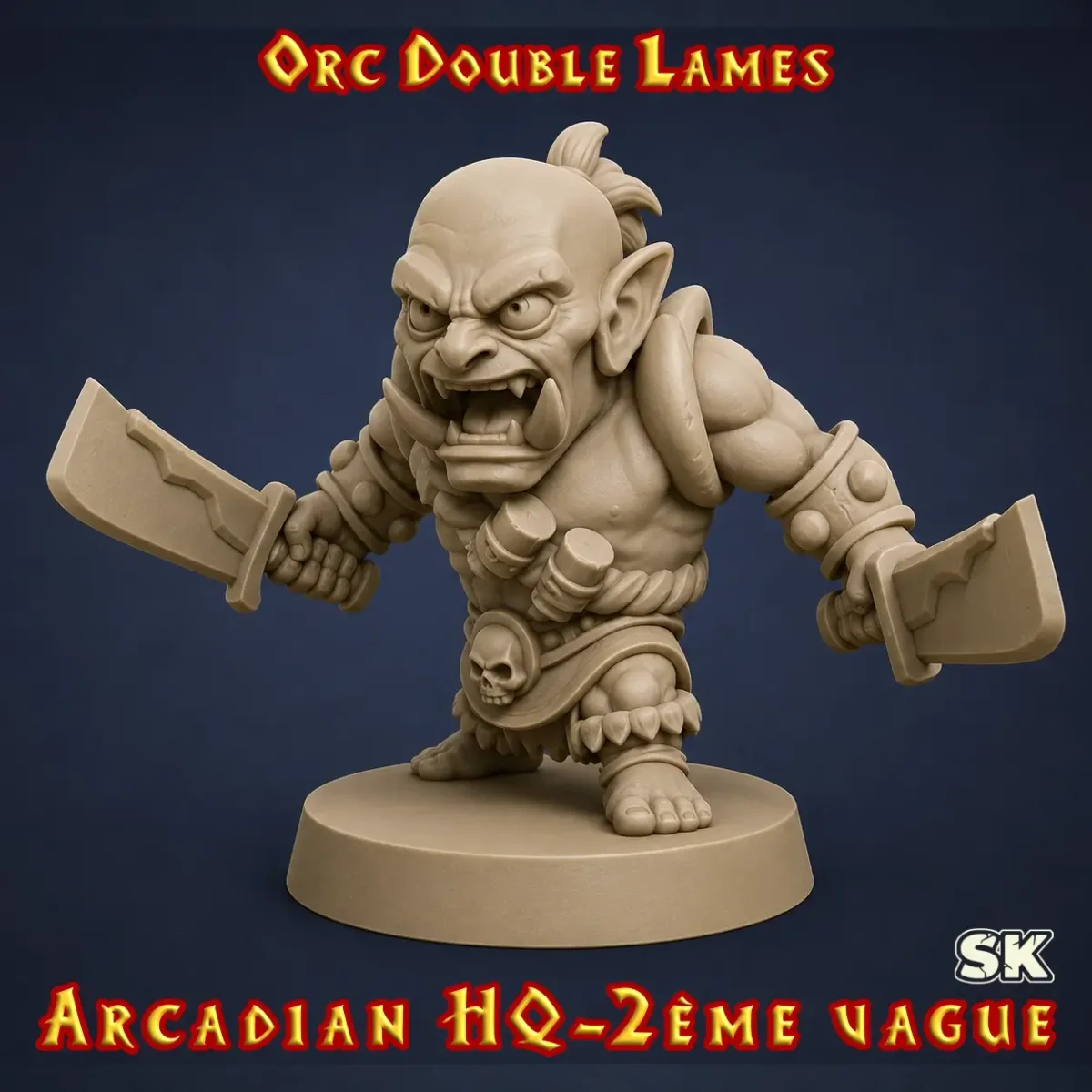 Orc Double Lames — Arcadian 2ème Vague