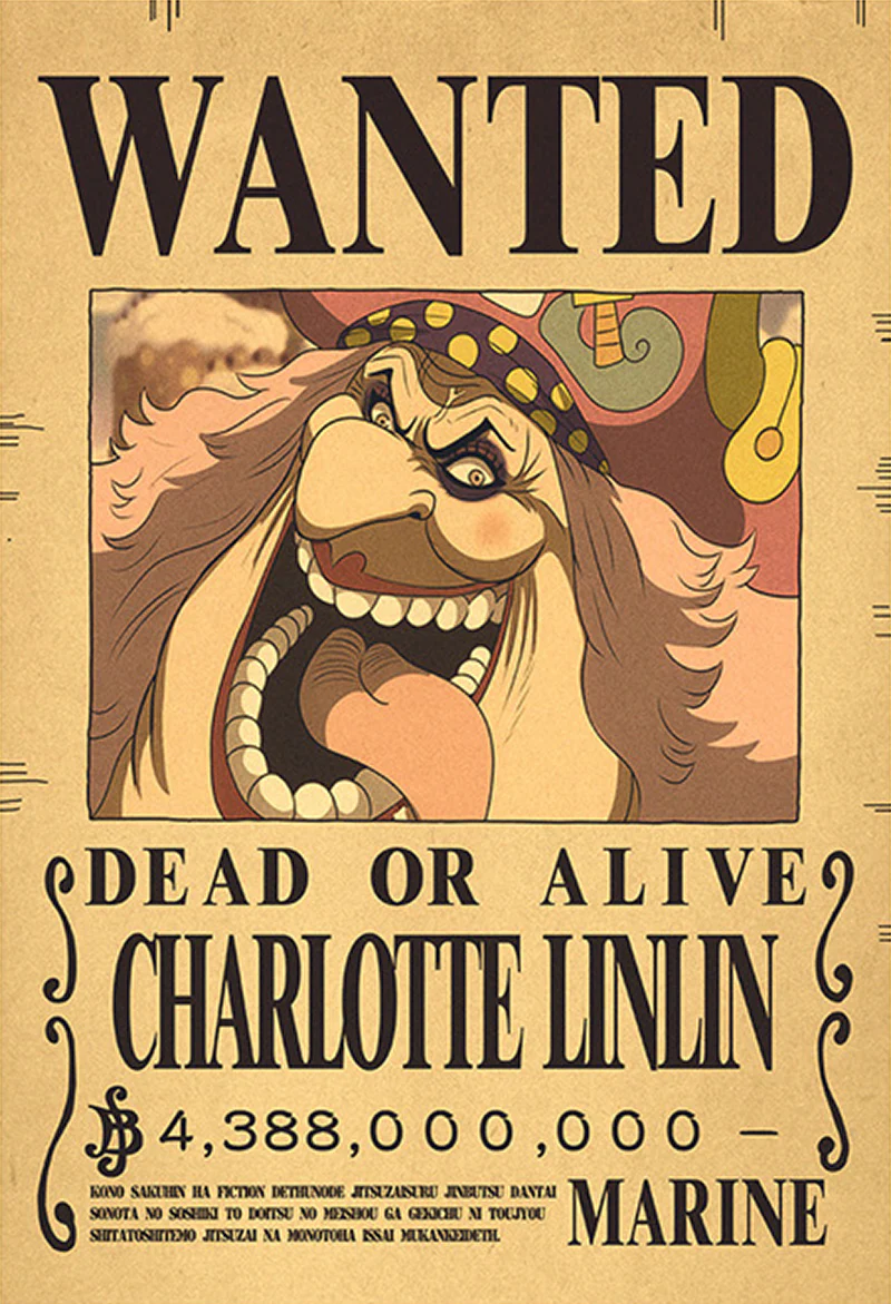 Affiche One Piece Wanted - Charlotte Linlin Big Mom – Image 2