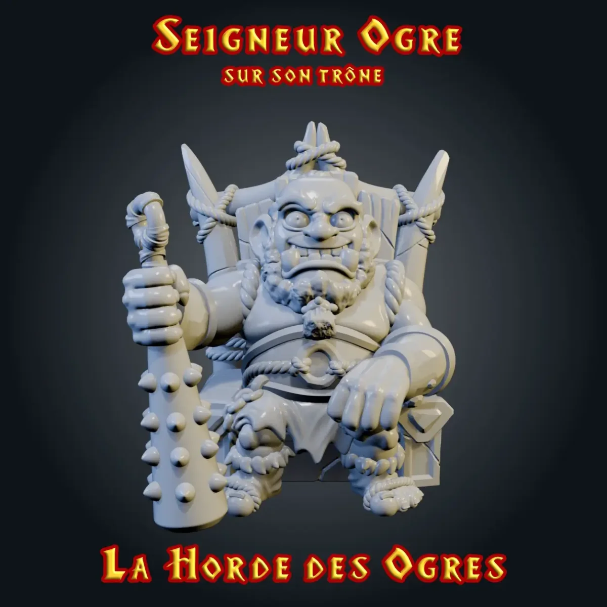 Seigneur Ogre sur son Trône — La Horde des Ogres – Image 2