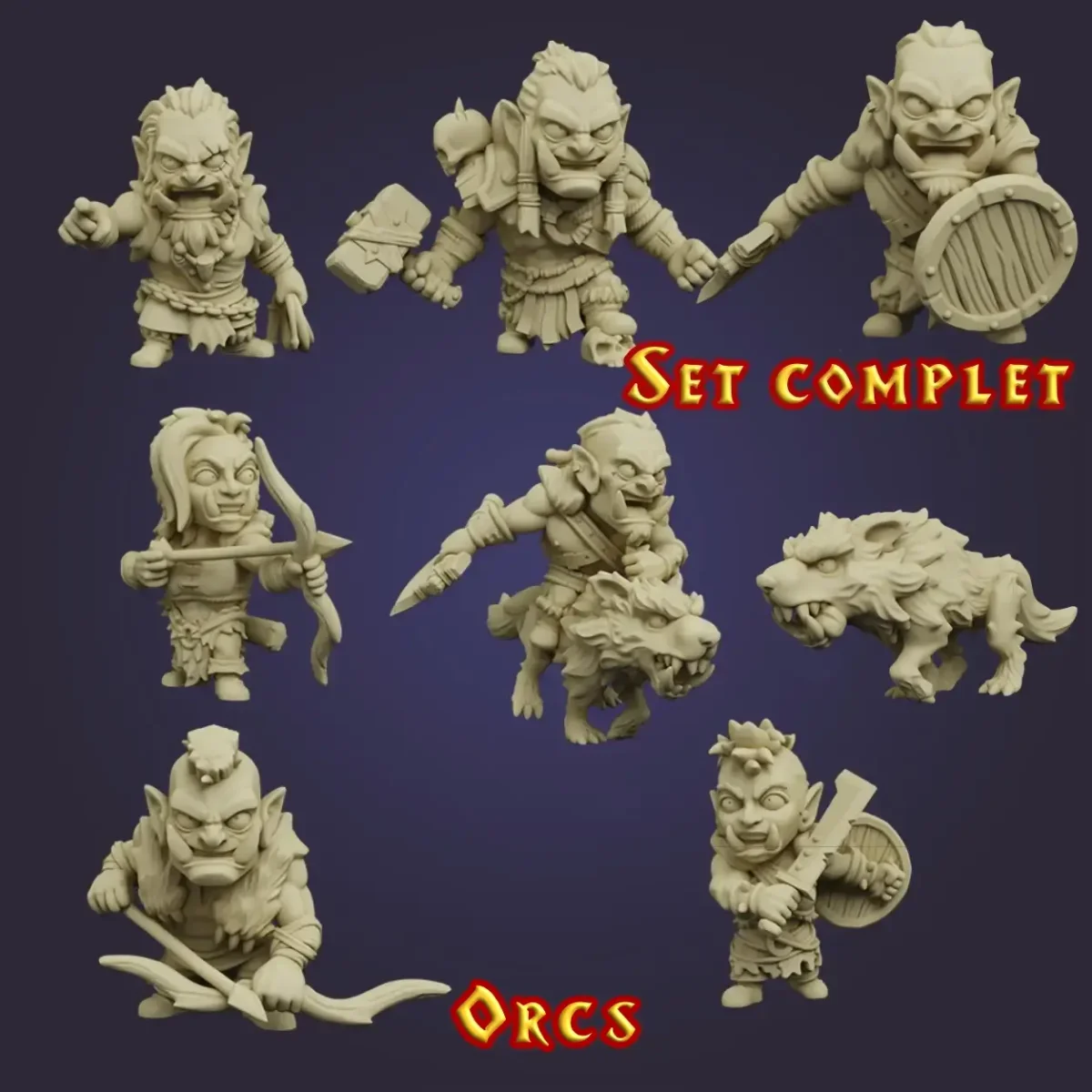 Set complet Orc Warband — Orcs