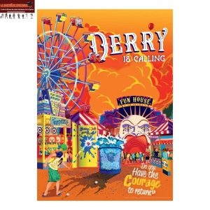 « Il » est revenu lithographie Derry Limited Edition 42 x 30 cm
