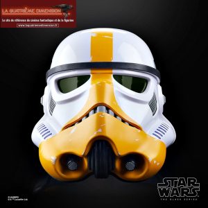 Star Wars: The Mandalorian Black Series casque electronique Artillery Stormtrooper